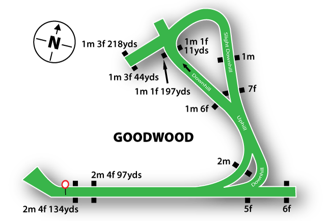 Goodwood course map