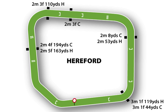 Hereford course map