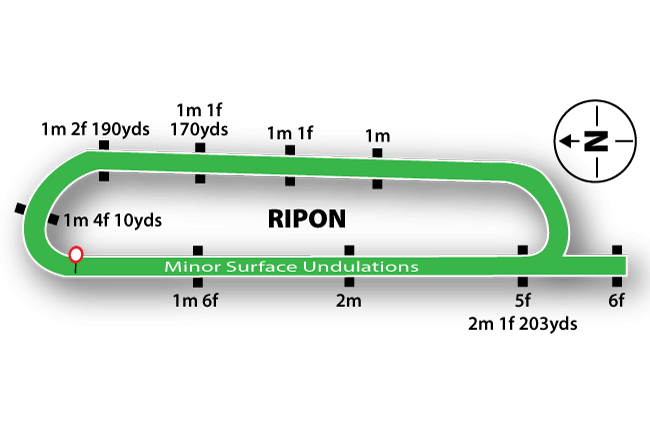 Ripon course map
