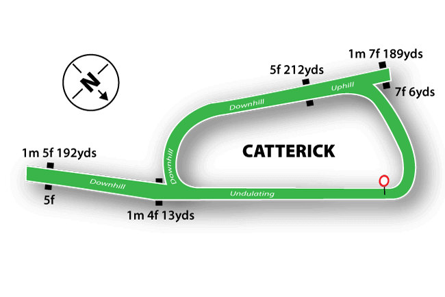 Catterick Bridge course map